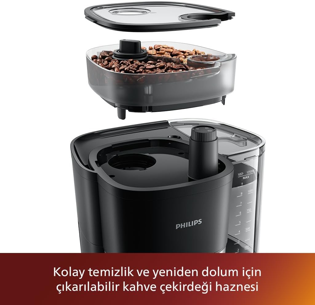 Removable Bean Hopper for Easy Cleaning