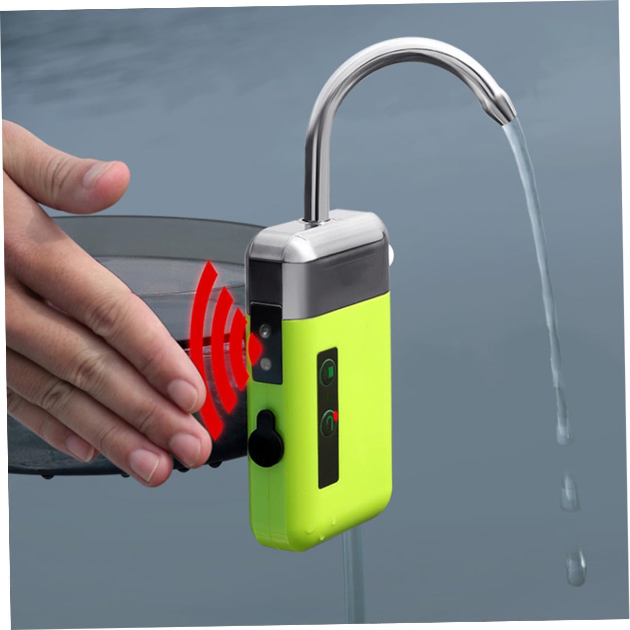 SOIMISS Wiederaufladbare Sauerstoffpumpe für Aquarium und Teich mit 2000ma Akku 6l/min Förderleistung Abs Material Geeignet für Innen und Außenbereich