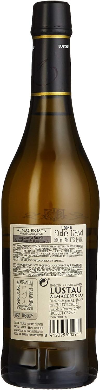 Lustau Almacenista Sherry Manzanilla Pazada de Sanlucar 1/80 (1 x 0.5 l)