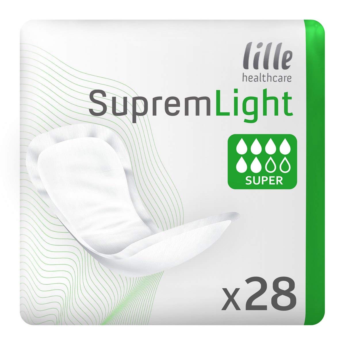 Lille Healthcare Suprem Light Super (830ml) 30 Pack Incontinence Protection