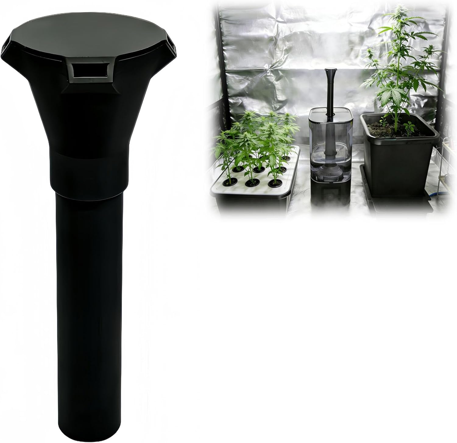 Corner Diffuser Riser Compatible with AC Infinity Cloudforge T3 – Airflow & Humidity Management Accessory for Grow Tents– Stable Corner Mount Support