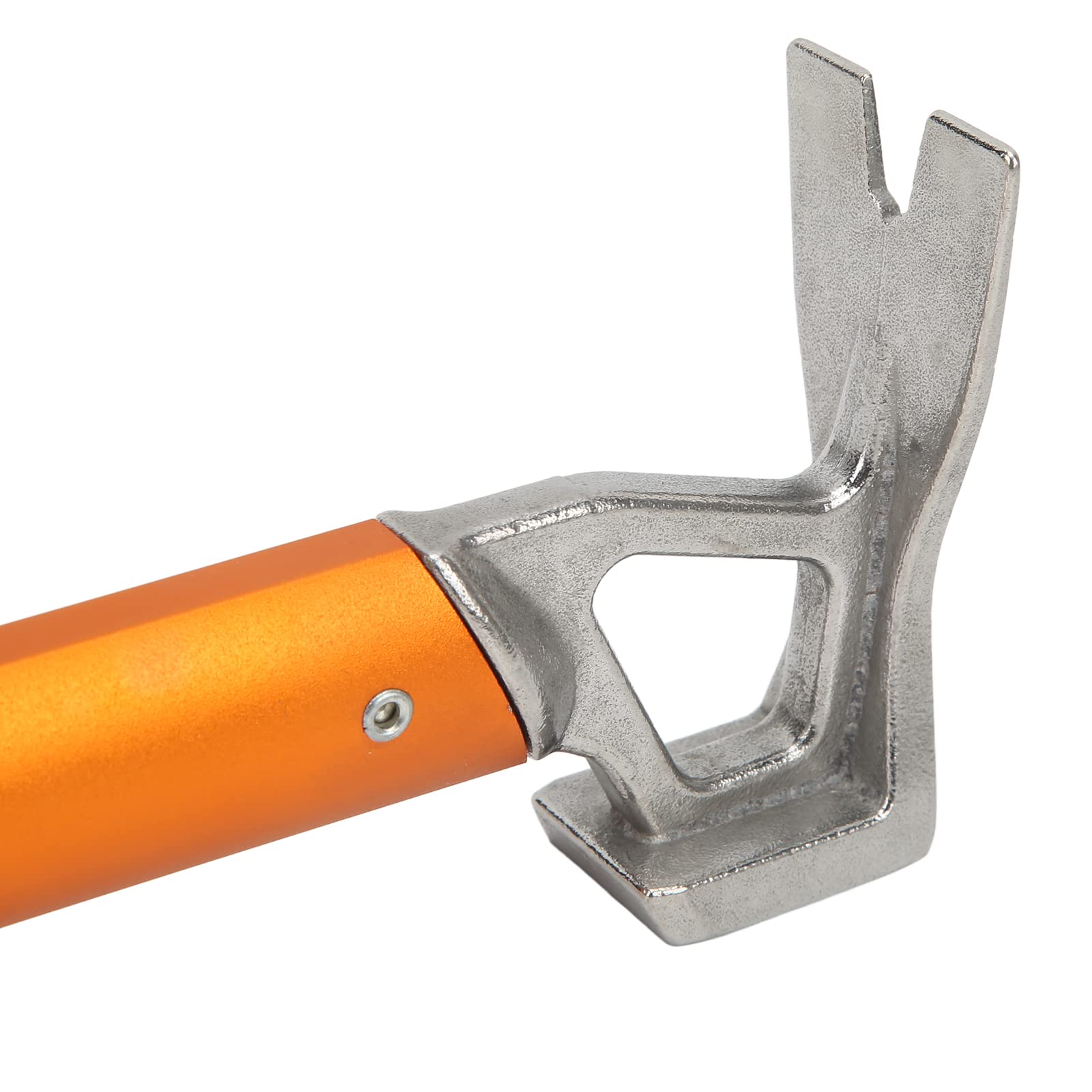Marteau à piquets pour Tente de Camping en Plein air Multifonctionnel, poignée légère en Alliage d’Aluminium avec tête en Acier à Haute teneur en Carbone, extracteur de piquets de (Orange)