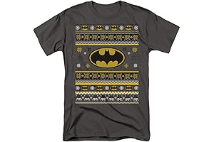 Pop Culture, Music & Entertainment Unisex Adults T Shirt Collection #1, Batman Christmas Shirt