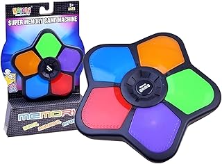 لعبة الذاكرة الإلكترونية من Next Store - لعبة تعليمية لتحسين الذاكرة للأطفال والكبار - أضواء وأصوات ممتعة - لعبة رد فعل سريع - لعبة السفر المحمولة - هدية عيد ميلاد مثالية