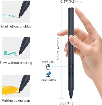 Stylus Pen for HP Omnibook, Envy x360, Pavilion x360, Spectre x360 | 300-Day Battery, Smooth Writing, MPP Tilt Pen with Pressure Sensitivity & Palm Rejection for Drawing, Note-Taking