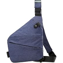ZJYJING Anti Theft Crossbody Bag with RFID Fraud Prevention, Lightweight Shoulder Bag for Work Sport Travel, Men Women Unisex