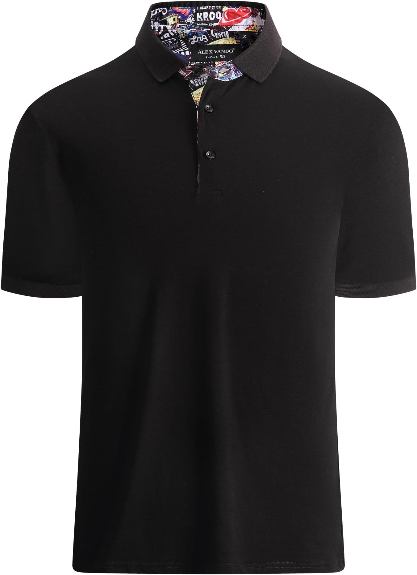 Mens Polo Shirts Short Sleeve Regular Fit Fashion Designed Shirt