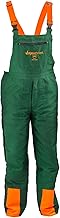 DEMA Eco Cut Protection Work Trousers Size S Green / Orange, green / orange, S