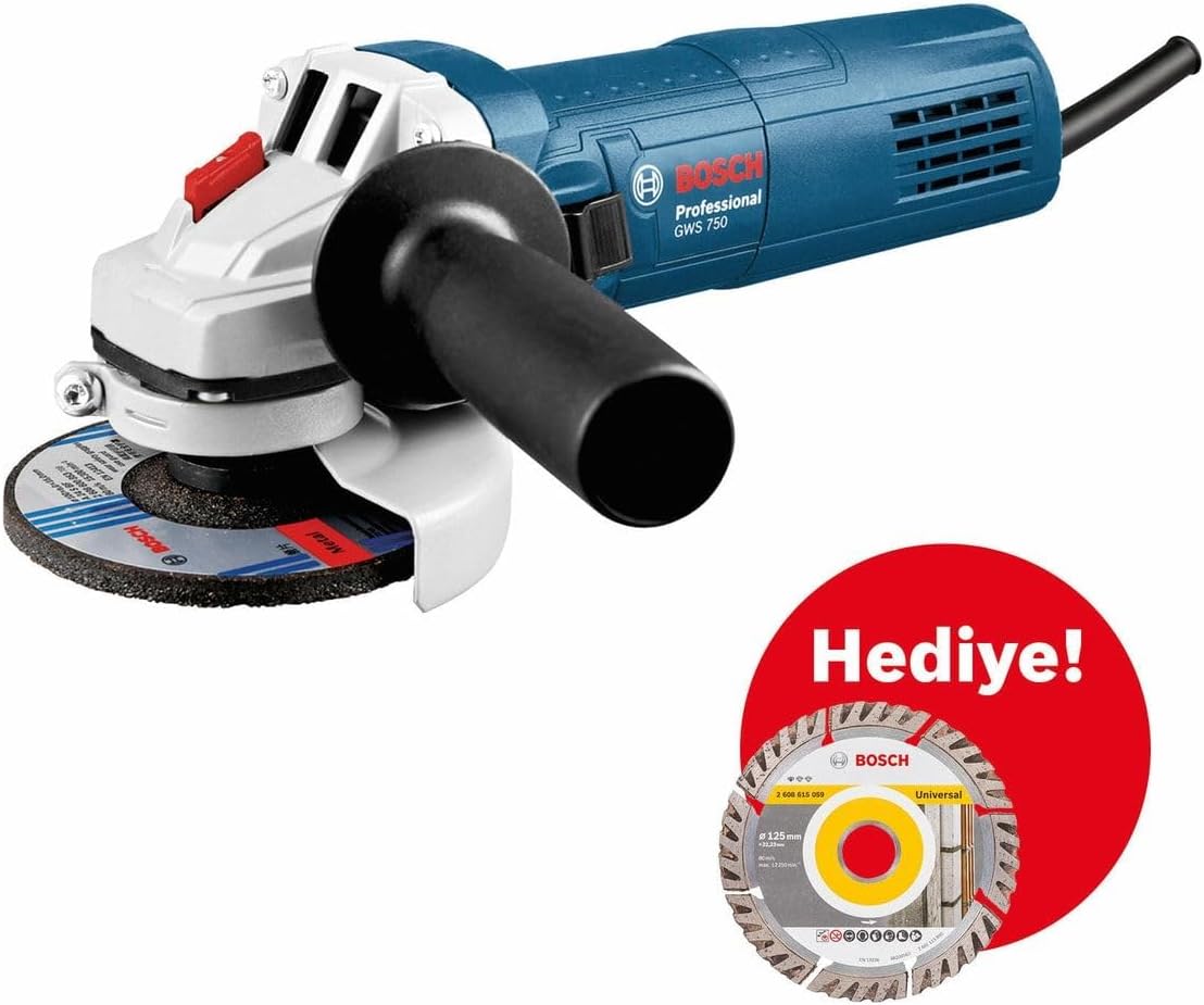 BOSCH GWS 750-125 Profesyonel Avuç Taşlama 750 Watt