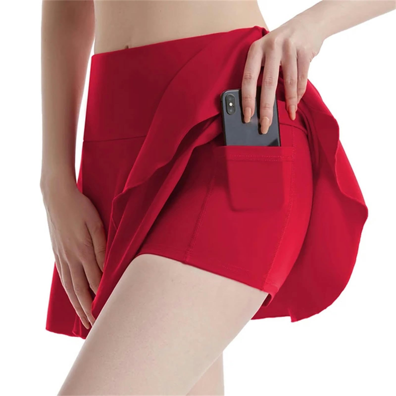 Falda Plisada Faldas De Tenis S-XXL Falda De Yoga para Mujeres Deportes De Secado Rápido Tennis Corta