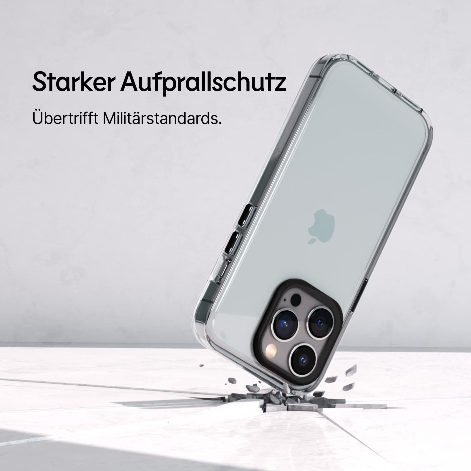 RhinoShield Clear Hülle für MagSafe für iPhone 14 Plus | Starker Magnet, Anti-Vergilbung, transparent, hohe Klarheit, stoßfest, Fallschutz nach Militärstandard