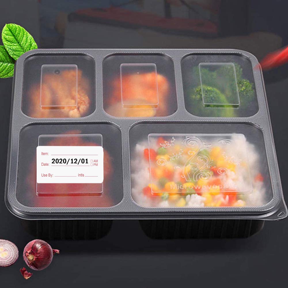 ROTOLO COMPLETO DI Etichette Per Conservazione Degli Alimenti Rimane In Cima Al Tuo Inventario - Foto 3