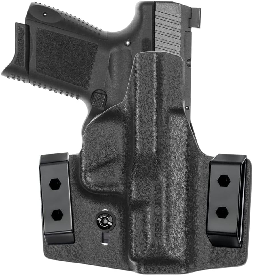 Tulster OWB Contour Kydex Holster in Left Hand fits: Canik TP9 Elite SC | Optic Compatible Outside The Waistband Concealed Carry - Image 2