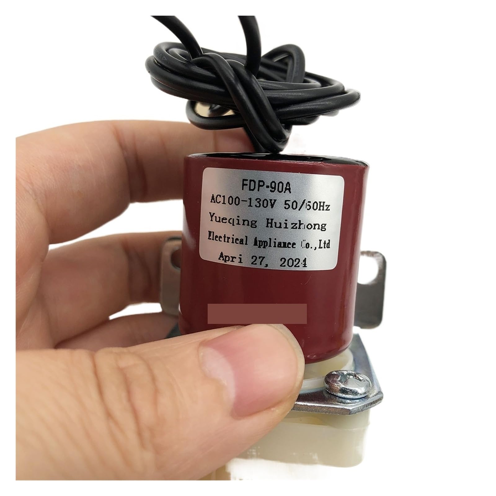 1 Uds. Piezas De Repuesto for Máquina De Hielo AC100-130V Válvula Solenoide De Drenaje De FDP-90A De 120V 50/60HZ for Máquina De Fabricación De Hielo