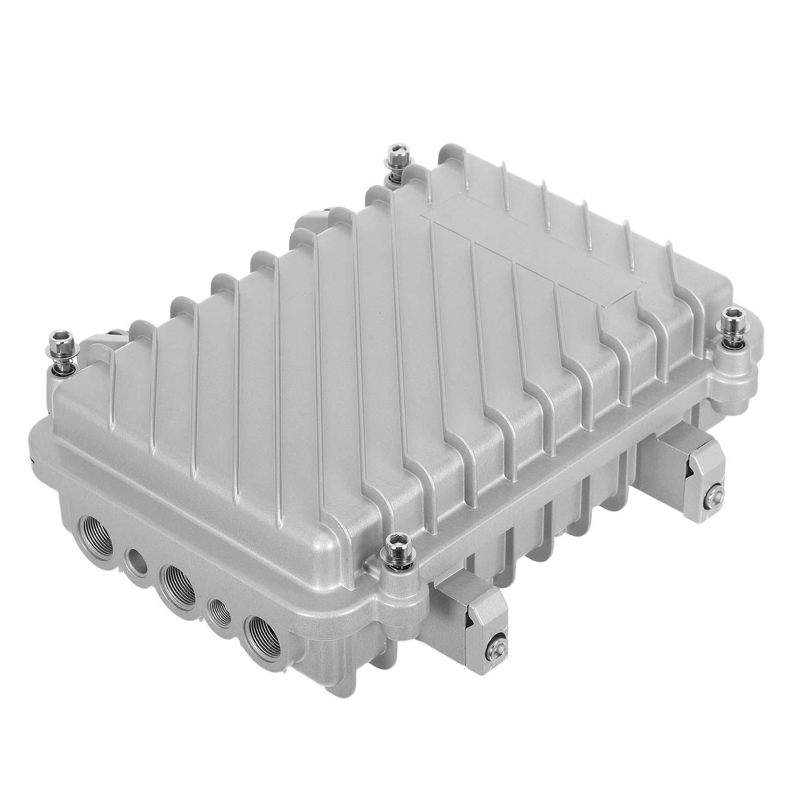 Generisch Wasserdichte Anschlussdose Aluminium Projektgehäuse für Elektronikkabel mit Abdeckung und Kabelverbinderschutz für komplexe Umgebungen