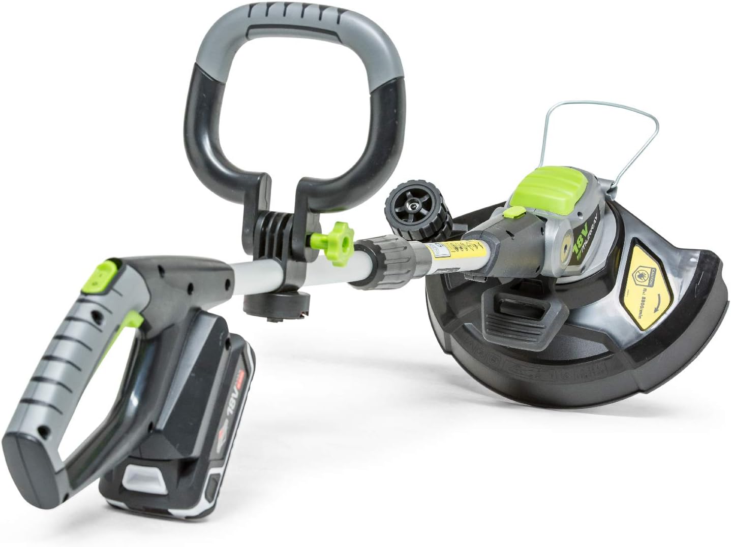 Murray 18V Grass Trimmer with battery inserted