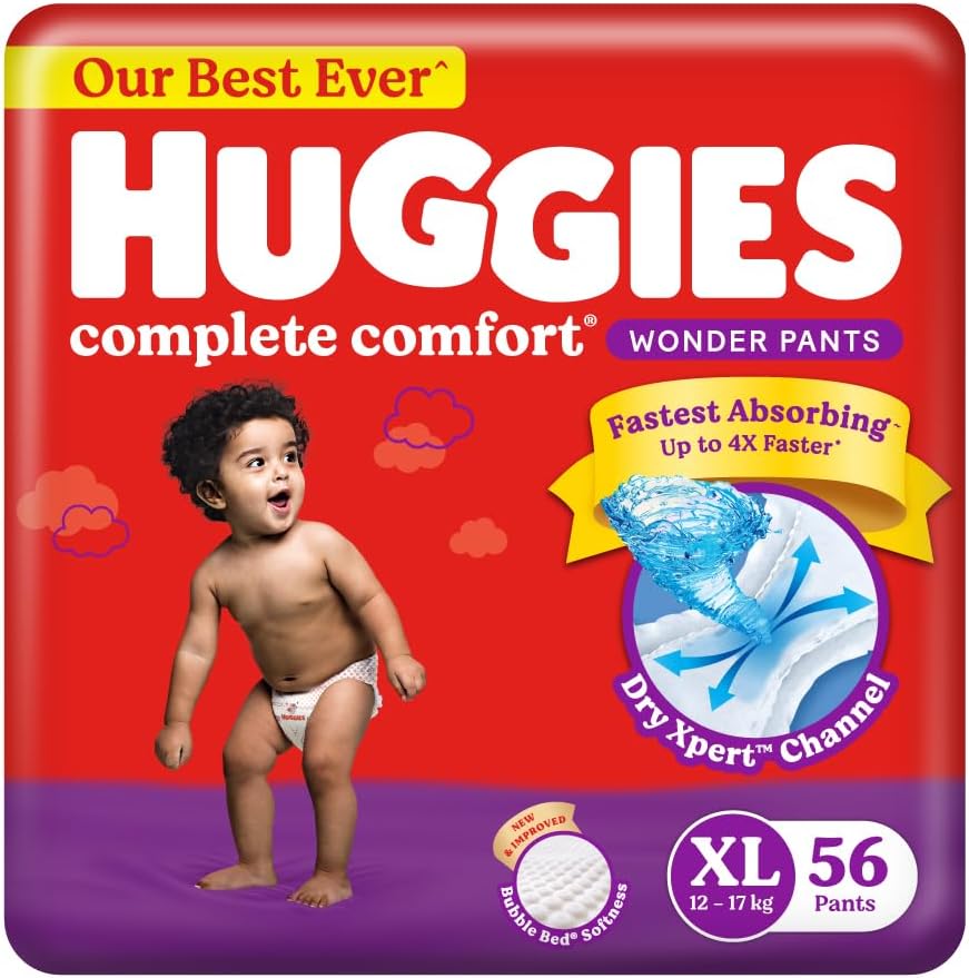 Huggies Wonder Pants Diapers, Extra Large (56 Count)
