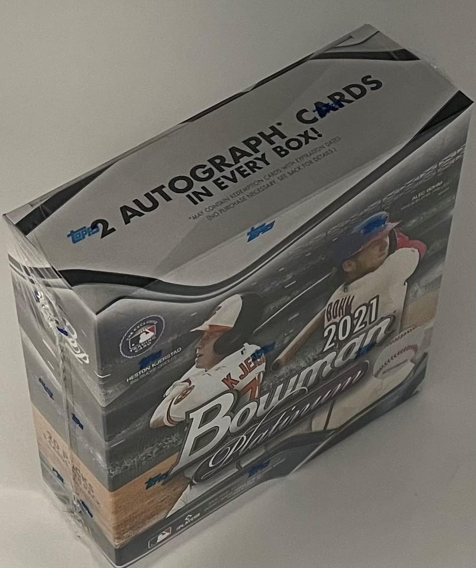 Amazon.com: 2021 Bowman Platinum MLB Baseball Card Mega Box 2