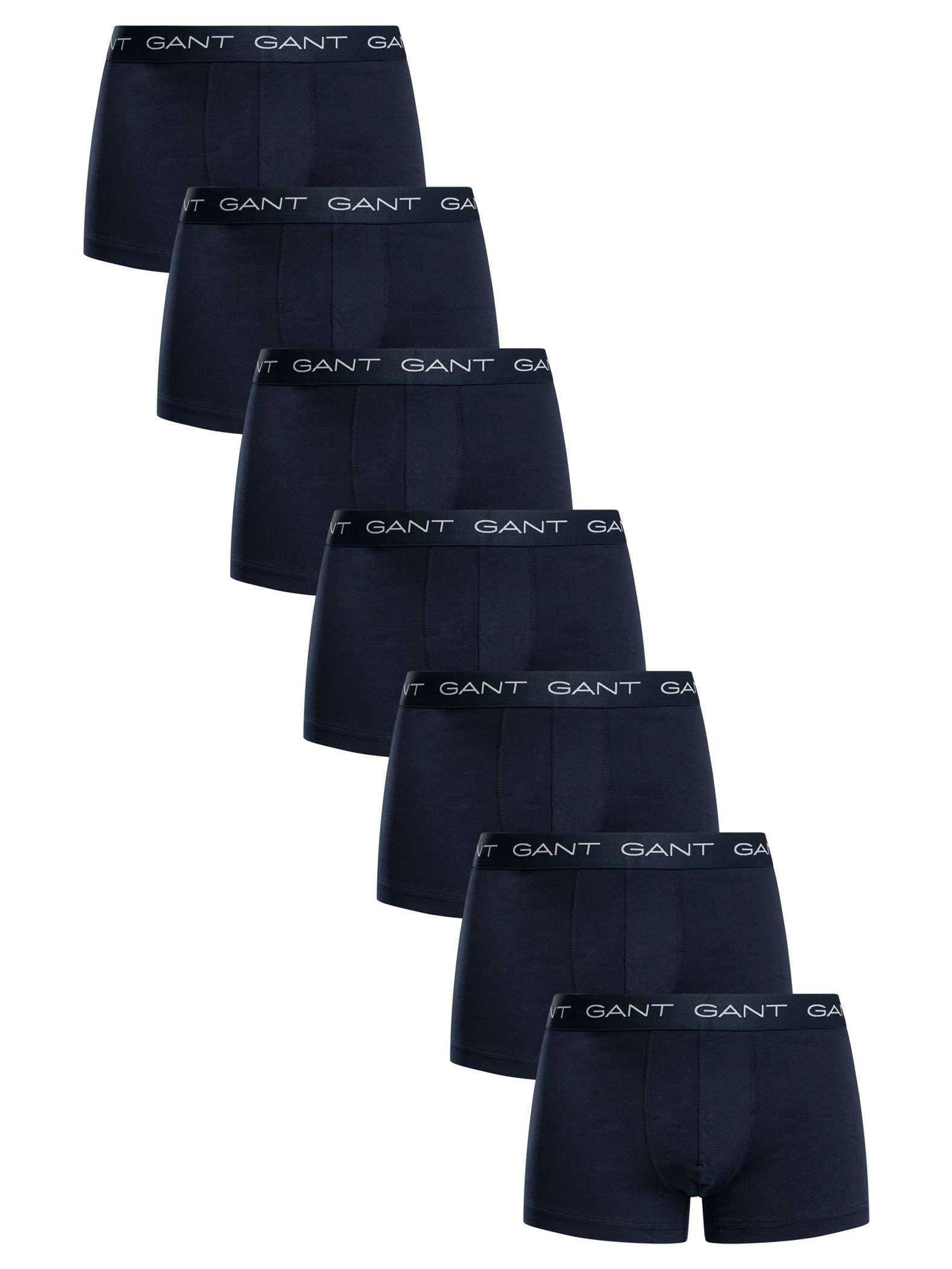 Gant Men's Navy Trunk 7-Pack Underwear, Xl (Pack Of 7)