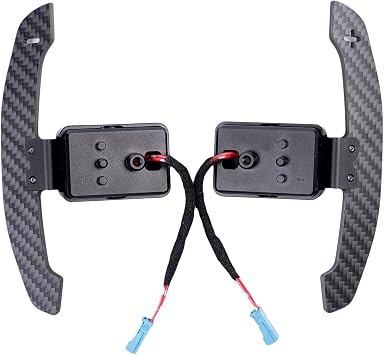 Matte Carbon Fiber Magnetic Paddle Shifters for BMW F/G | Crisp click feel; full replacement design; matte carbon sport look