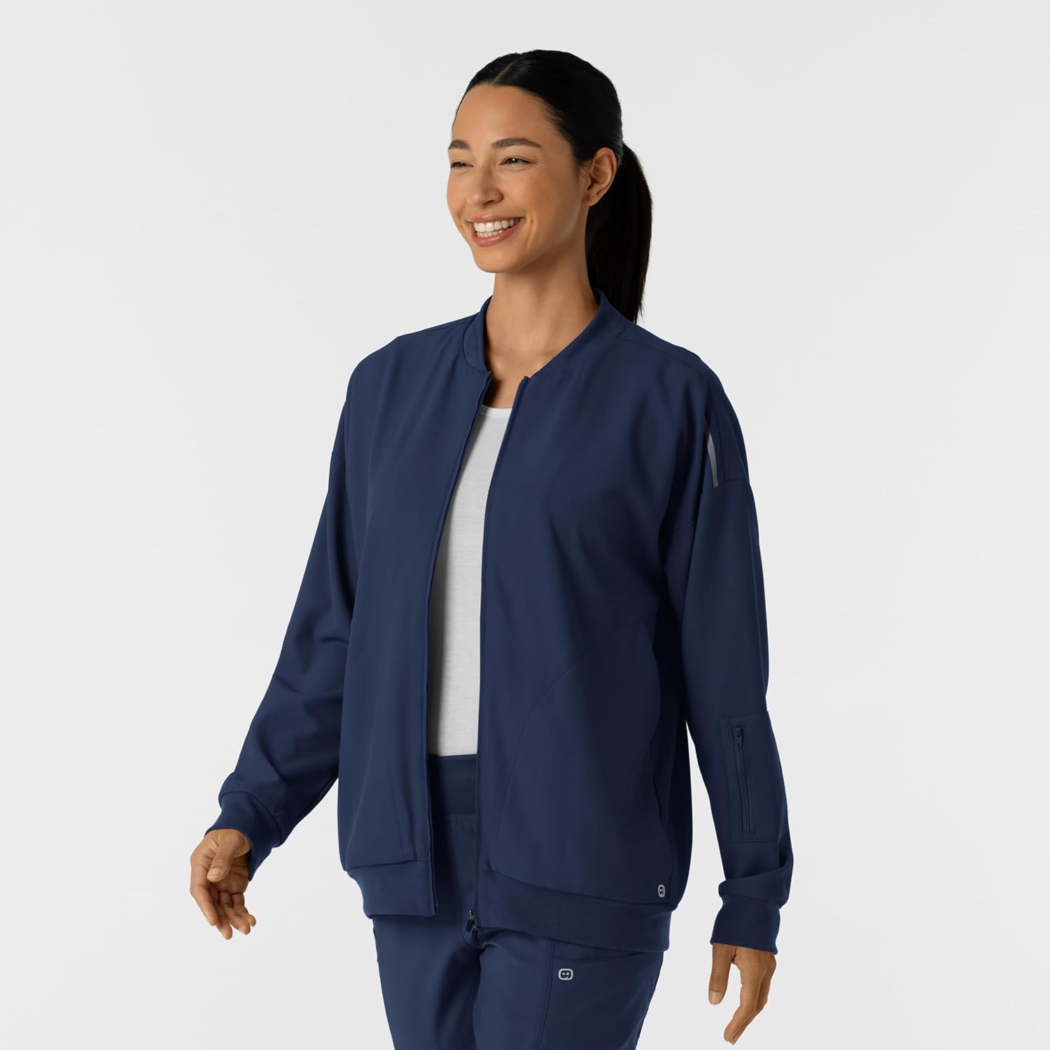Wink Women's Women's Bomber Scrub Jacket