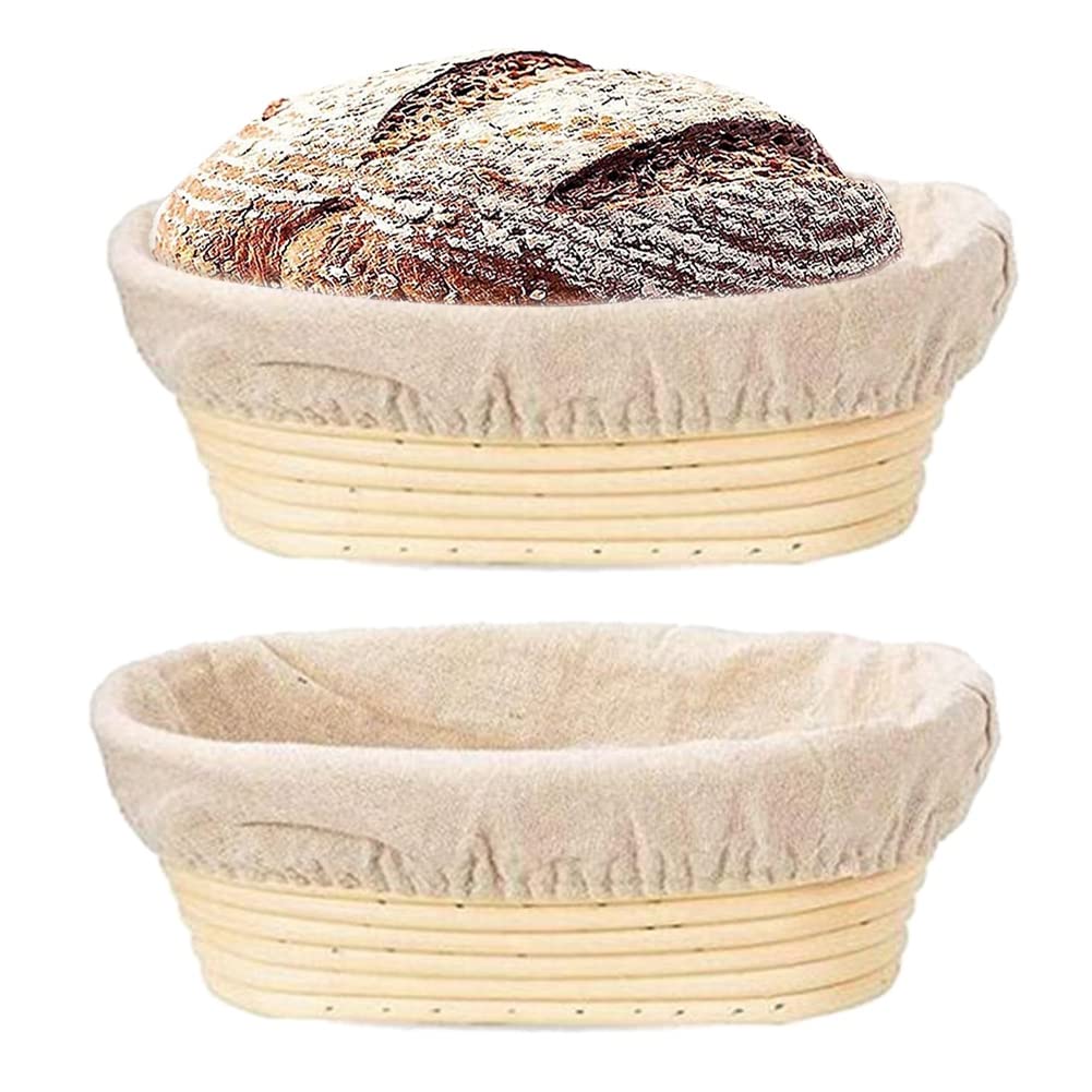 Banneton - Cestini per pane a prova di pani rotondi a lievito