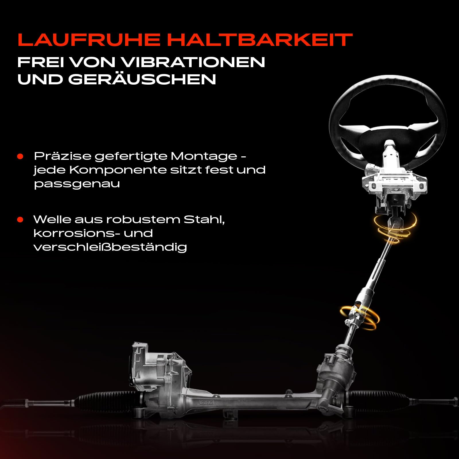 Frankberg Gelenk Lenkwelle Lenksäule Kompatibel mit A4 8K2 B8 1.8L-3.2L 2007-2015 A5 8T3 1.8L-4.2L 2007-2017 A5 Cabriolet 8F7 1.8L-3.2L 2009-2017 Replace# 8K1419753G