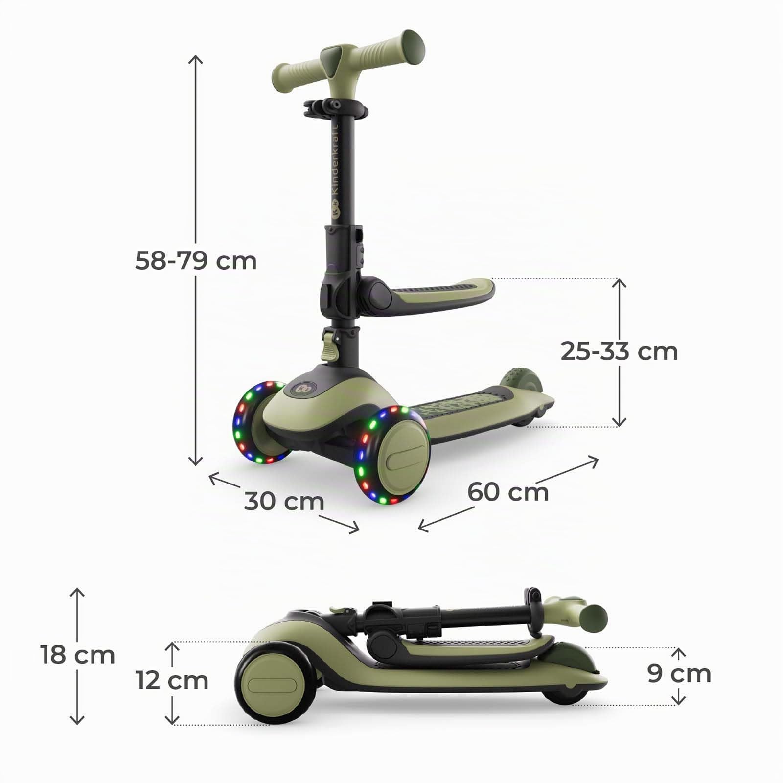 Kinderkraft HALLEY 2 Monopattino 2 in 1