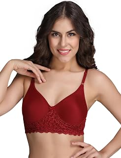 Clovia Women's Cotton Lightly Padded Wire Free Full Coverage Bra