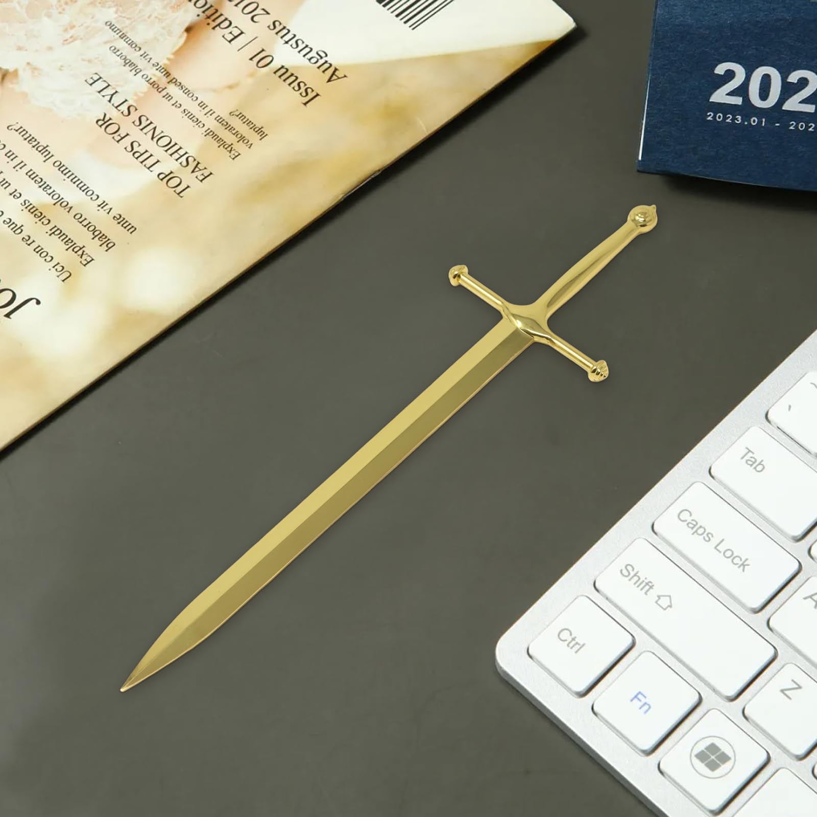Honbay 1PCS Sword-Shaped Letter Opener Knife Letter Opening Tool