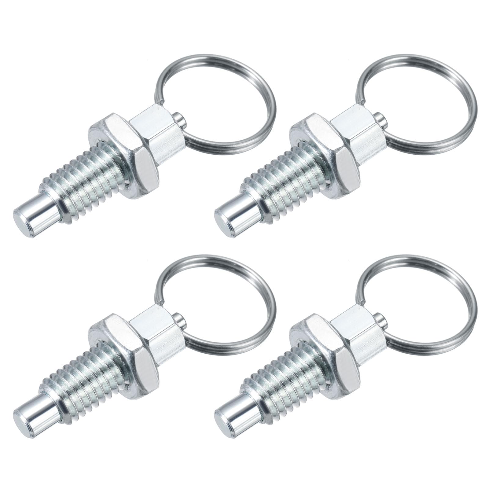 PATIKIL 4 Pcs Spring Plunger with Pull Ring