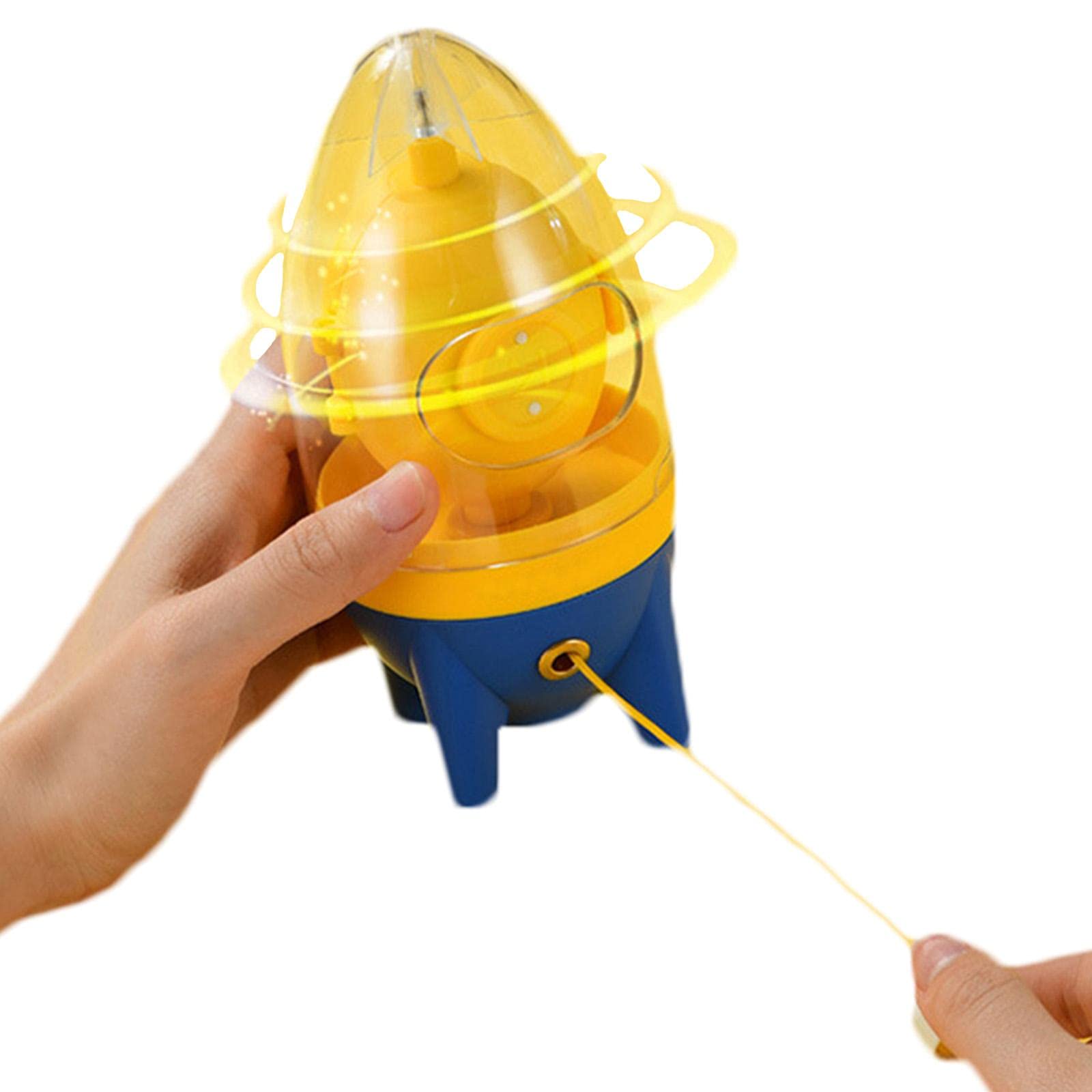Golden Egg Maker Pulling Rope, Egg White Yolk Mixer, Silicone Spinner with Pulling Rope, Hand Pull Type Egg Scrambler Shaker Whisk, for Cooking Tool Mixer Kitchen Gadgets