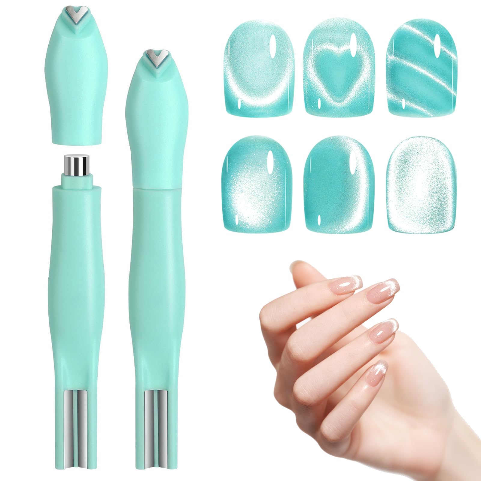 Amazon.co.jp: RONRYXA ネイル用マグネット 1本で3WAY ネイルアート