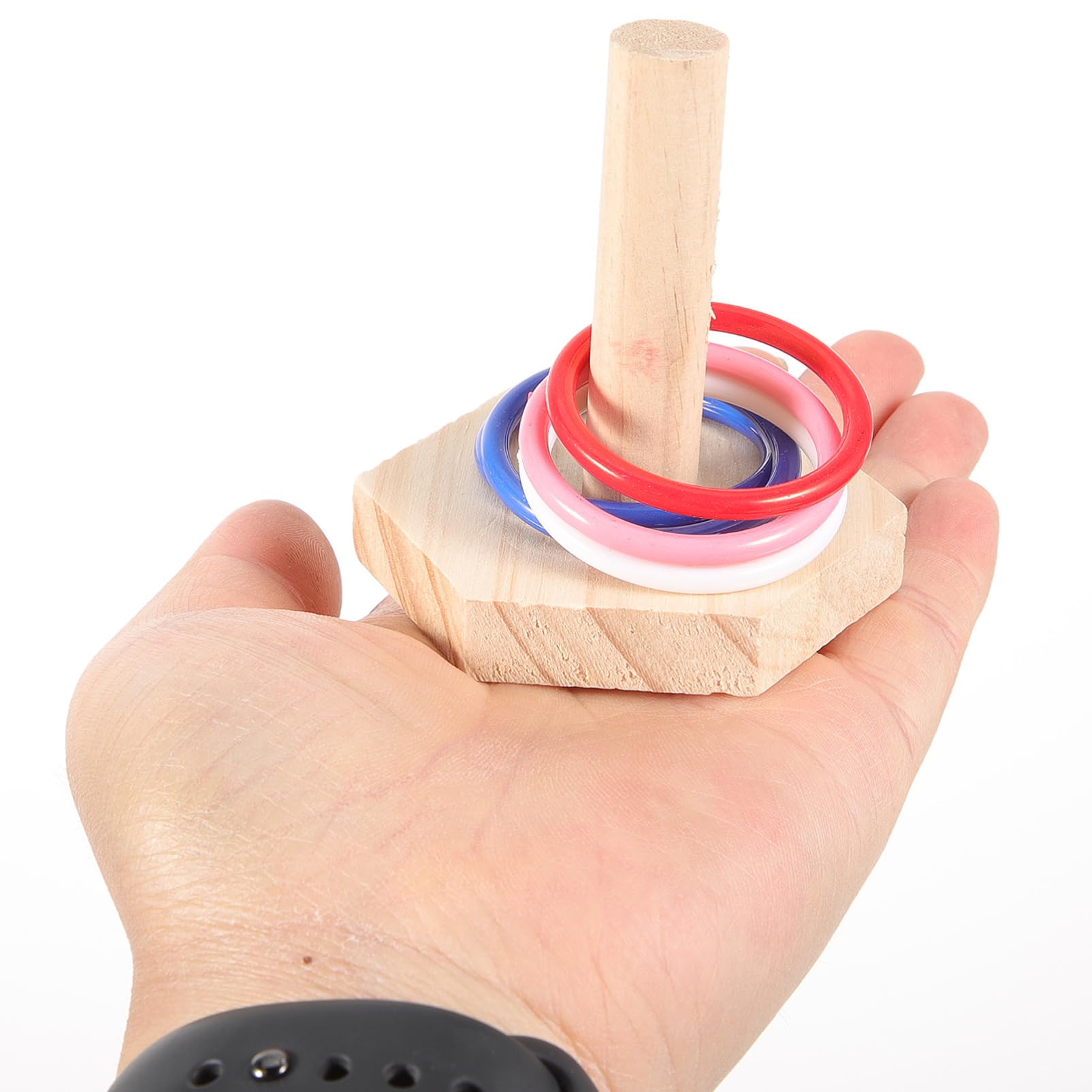 BESPORTBLE 8sätze Papageien Spielzeug Aus Holz Interaktives Tower Spielzeug Für Nymphensittiche Wellensittiche Intelligenztraining Für Vögel Teiliges Mit Zufälligen Farben Fördert Spiel