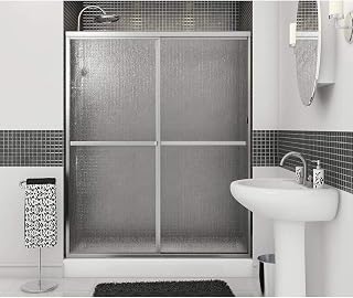 MAAX 105412-970-084-000 Polar Sliding Framed Shower Door, 3-in L x 54-in W x 68-in H, Chrome