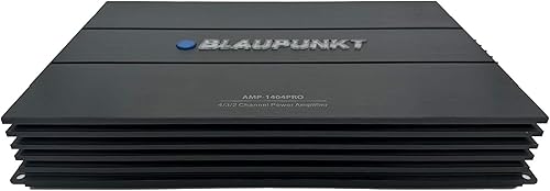 Miniatura 5 de Blaupunkt AMP-1404PRO 1500W Amplificador de 4 canales Clase AB - MOSFET, filtros de paso alto y bajo, diseño delgado y compacto