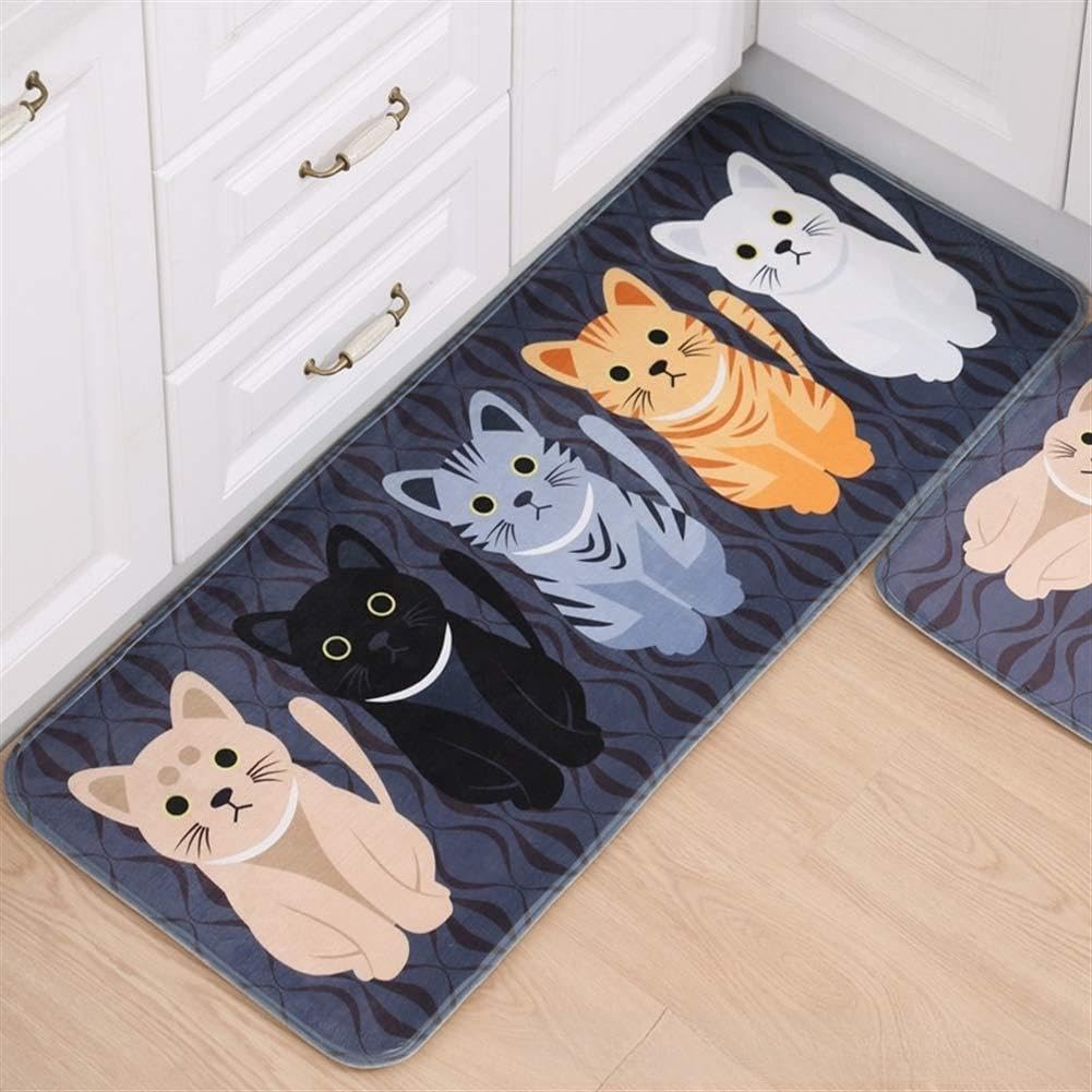Tapis de cuisine anti-fatigue lavable et absorbant pour protéger le sol