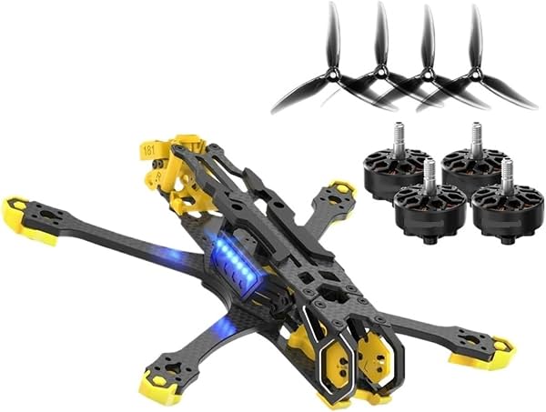 Kit de cuadro de dron FPV Speedybee Master 5 V2 de 5 pulgadas compatible con cámara de 130 grados FOV, soporta VTX analógico y digital