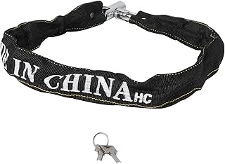 INOOMP Acessórios de computador Fechadura de bicicleta resistente Combinação Cadeado de bicicleta Cadeado de Corrente de Bicicleta Chave de Raio Fechaduras de Bicicleta Resistente Anti Bicicleta Antibloqueio Bloqueio de Motocicleta Carro Elétrico