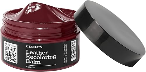 Clyde's Bálsamo recolorante  Tinte y restaurador de material no tóxico para muebles, asientos de automóvil y más  23 colores