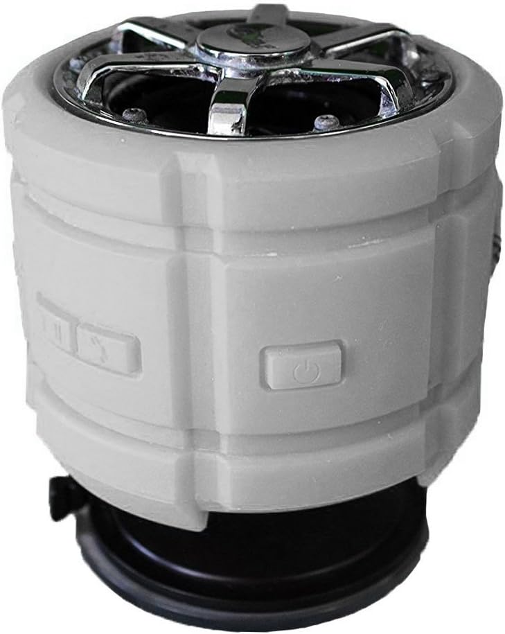 Bluetooth Water Resistant 5W Speaker. Loud Base and Crisp Clear Sound w Less Than 2% Distortion. Convenient Size and Suction Mount are Perfect on Stand Up Paddle Boards. Hands Free Calling