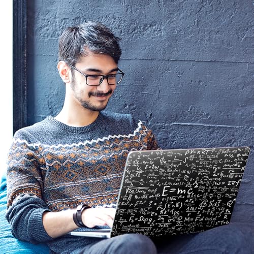 Image of Galaxsia Special-Relativity Top+Wrist Pad Vinyl Laptop Skin /Sticker /Cover Upto 15.6 Inches Laptops Laminated-Removable-HD Quality Compatible for Hp-Dell-Sony-Lenovo-Asus etc.(15x10 Inches)