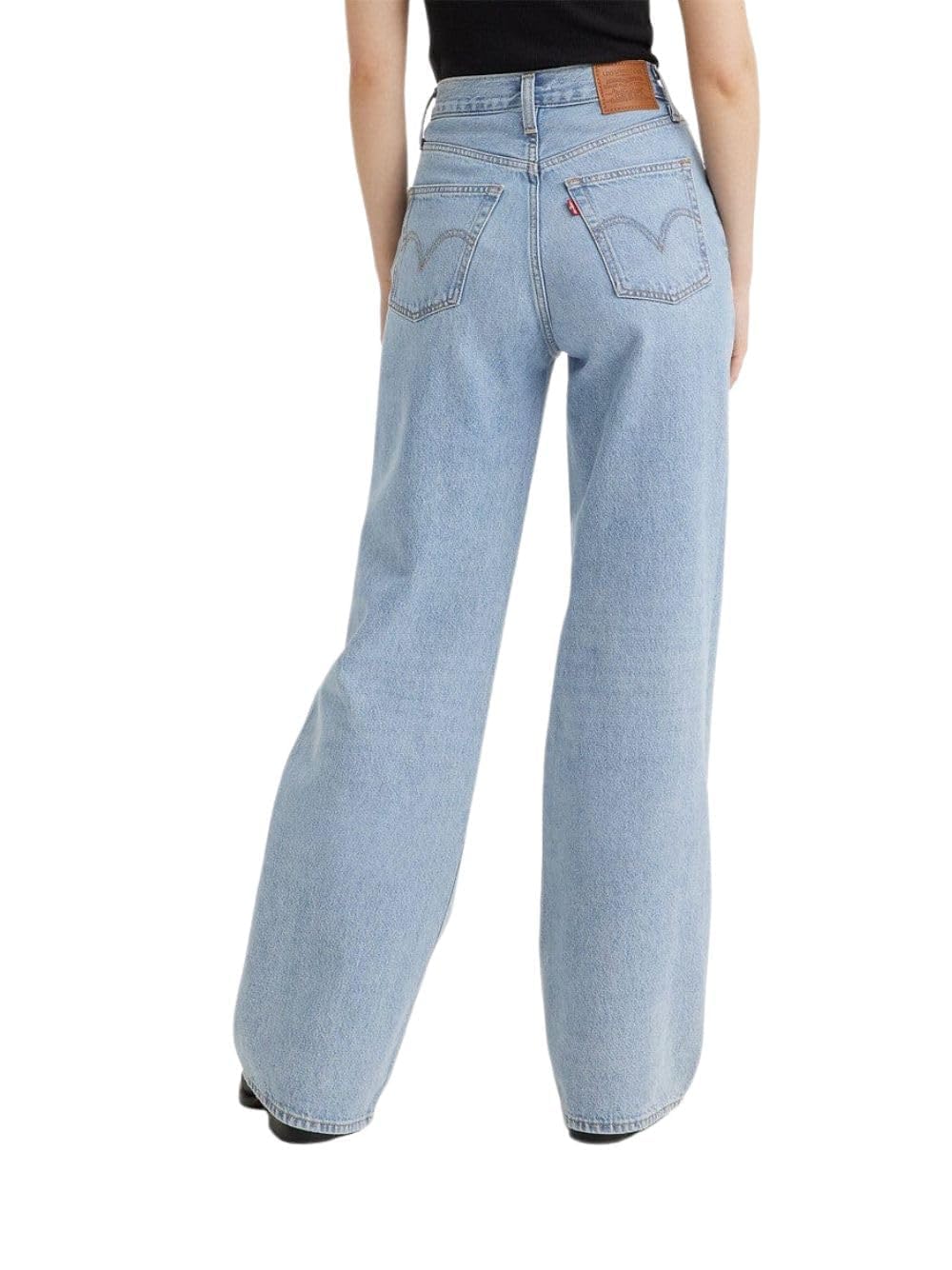 Levi's Women's Ribcage Wide Leg Jeans, Far And Wide, 28W / 34L