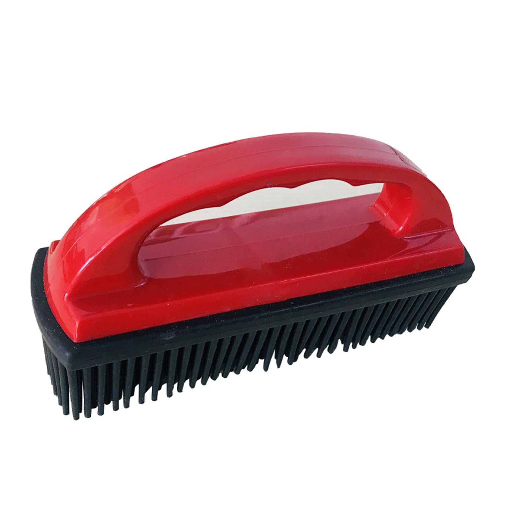 Pet Hair Remover,Rubber Cat Dog Hair Remover Brush Pet Hair Removal Tool Silicone Lint and Debris Remover for Cleaning Grooming, Lint and Removal, Home, Red