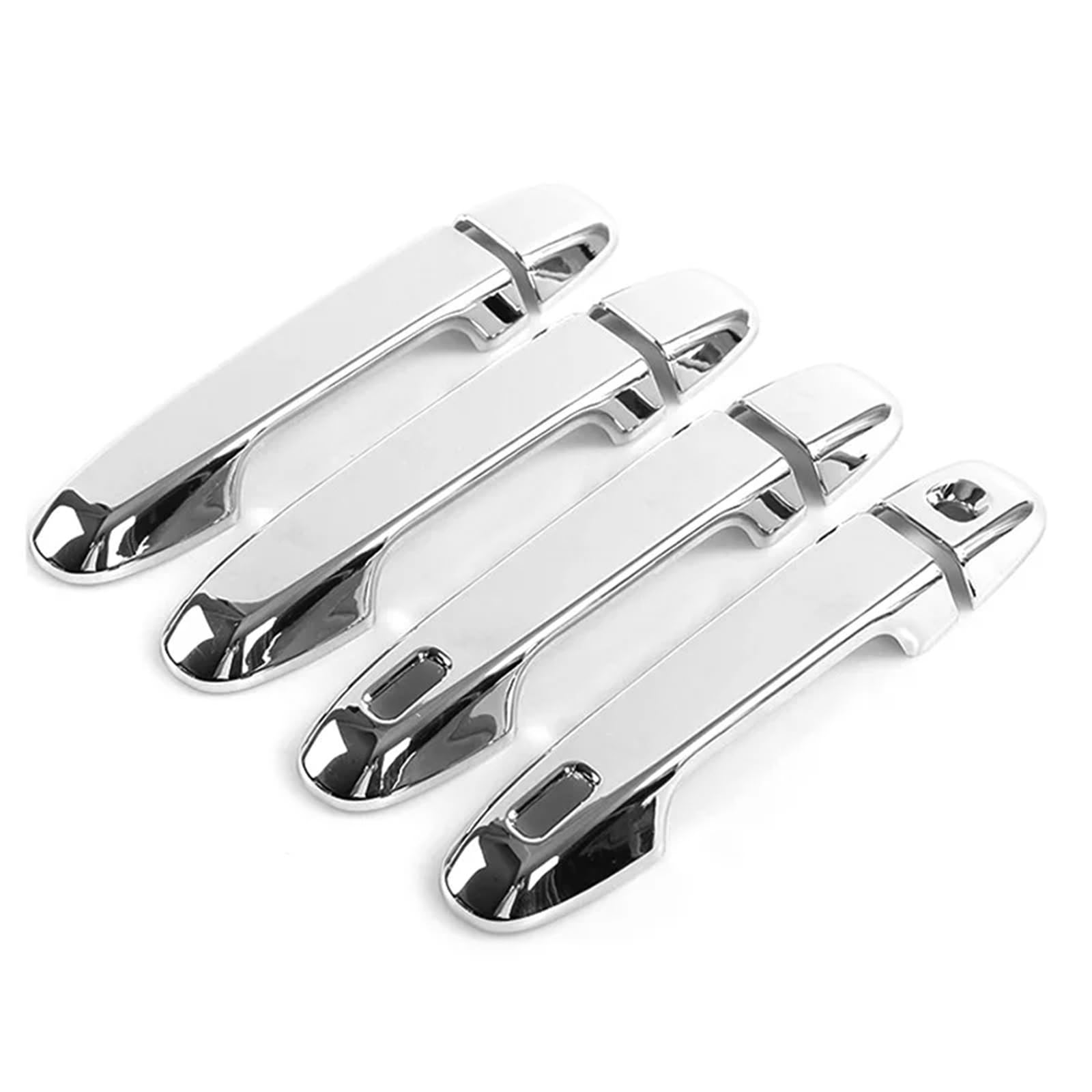 Pokngbi 1 Hole 2 Smart Plat Car Door Handle Fit For Subaru Fit For Forester 2019-2024 Door Handle Bowl Modification Accessories(1 Hole 2 Smart Plat)