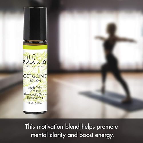 Miniatura 6 de Ellia Aceite esencial Roll-On  Mezcla Get Going  0.3 fl oz, 100% puro, grado terapéutico