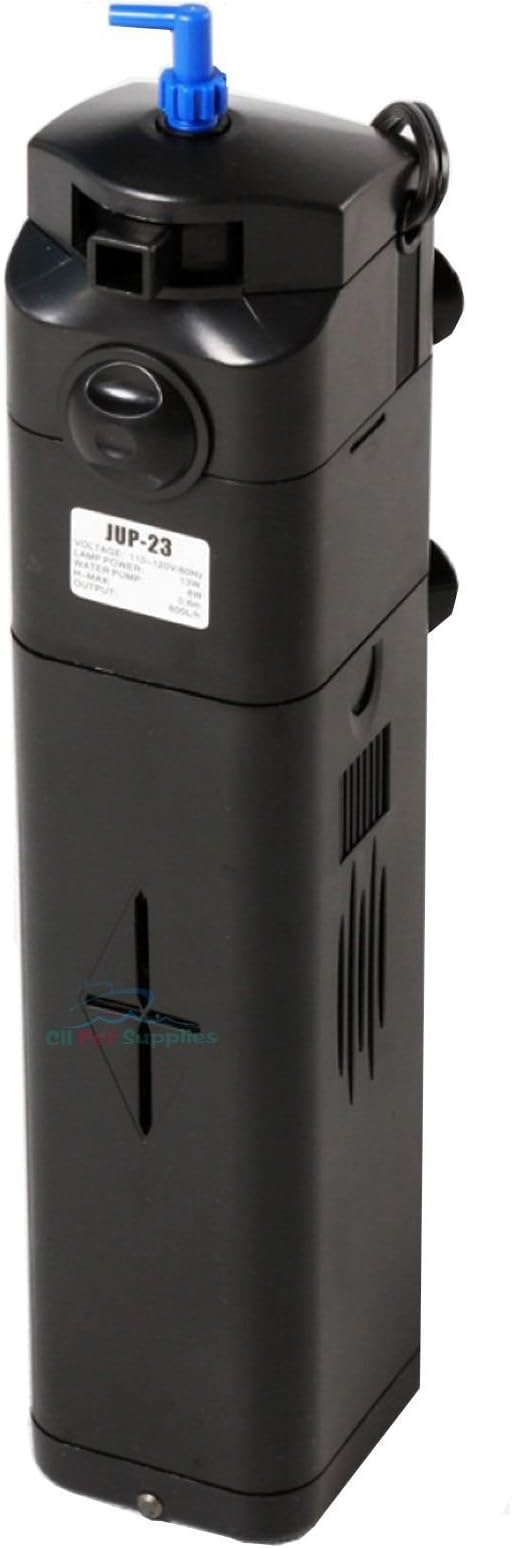 NEW DESIGN! 13W-UV Sterilizer Adjustable Pump Filter 150 gal Aquarium Fish Tank