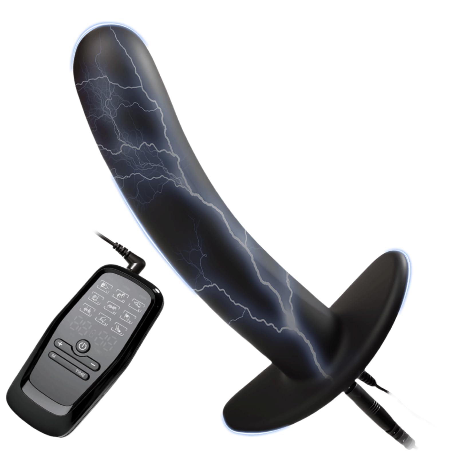 Électrostimulation Plugs Anals Silicone 9 Modes et 90 Niveaux d’intensité | Plug Anal électrique Dilatateur Stimulateur Prostate ElectroShock Plug Anale SM Jouets Sexuels pour Femme Sex Toýs Homme