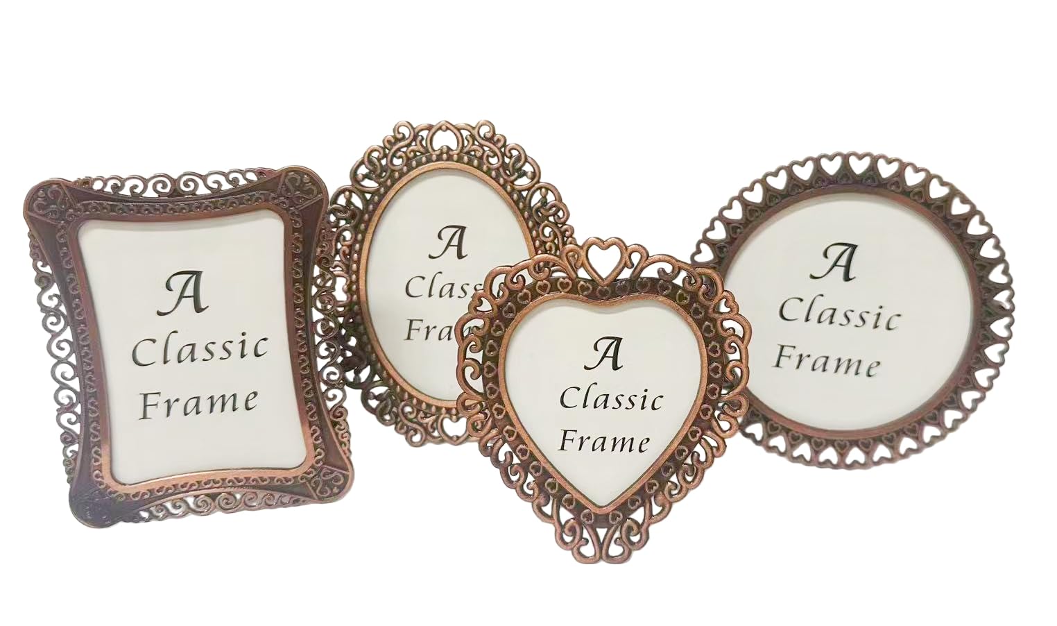 * vintage flame ❀ ２連の mini フレーム Amazon.com - Pofectsty 4 Pack 2x3 Inch Vintage Assorted Metal Mini