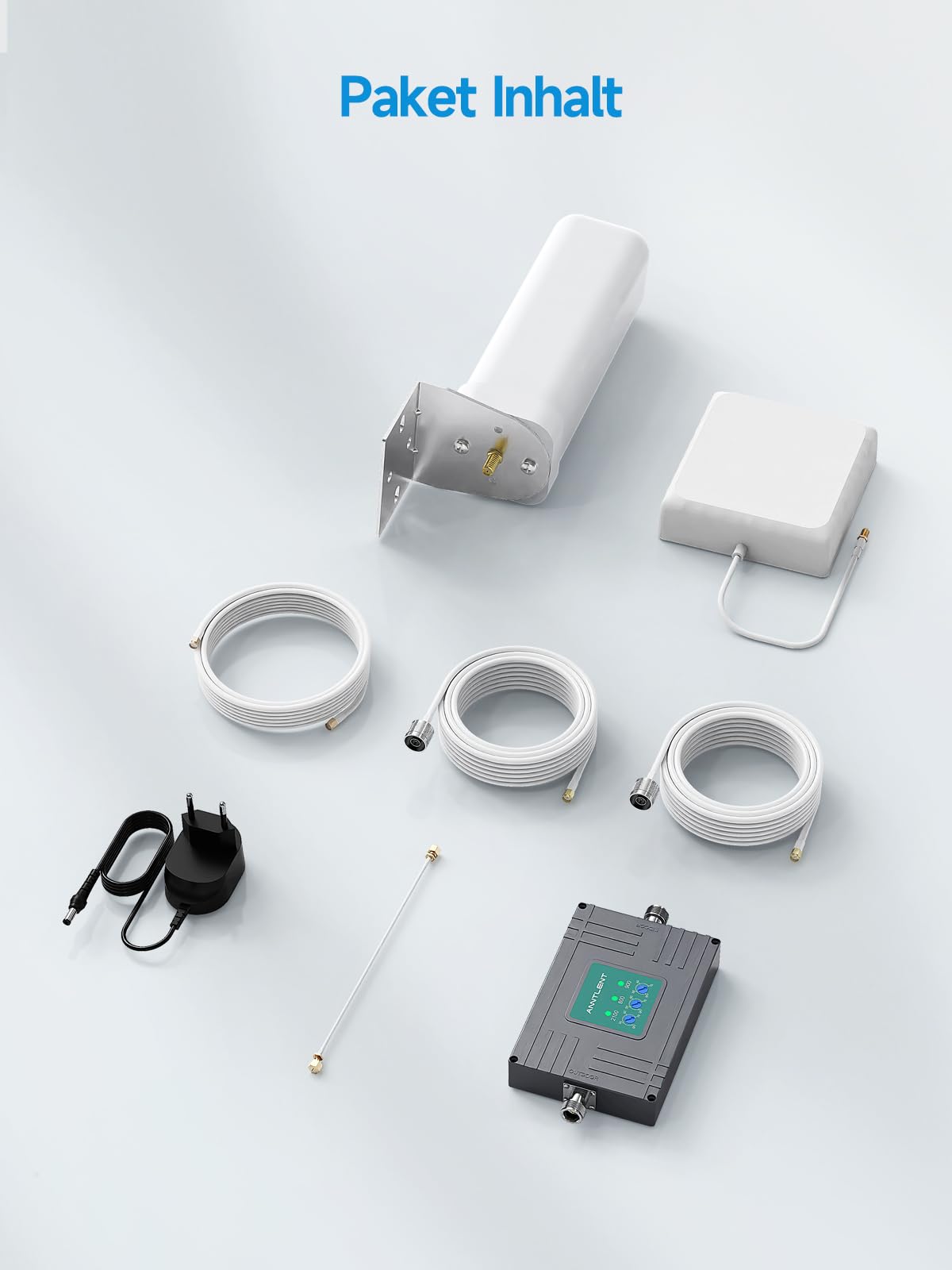 Handy Signalverstärker Triband-Repeater Verstärker Alle Netze LTE GSM 3G 4G 800MHz 900MHz 2100MHz EGSM WCDMA UMTS Verstärker Sprachanruf und Daten für Multi Mobile Netzwerkanbieter